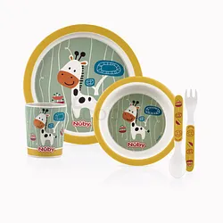 NUBY SET BEBE BAMBOO DINNERSET REFERENCE ID5498