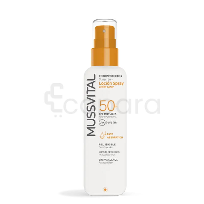 MUSSVITAL PHOTOPROTECTEUR LAIT SPRAY SPF50+ 200ML