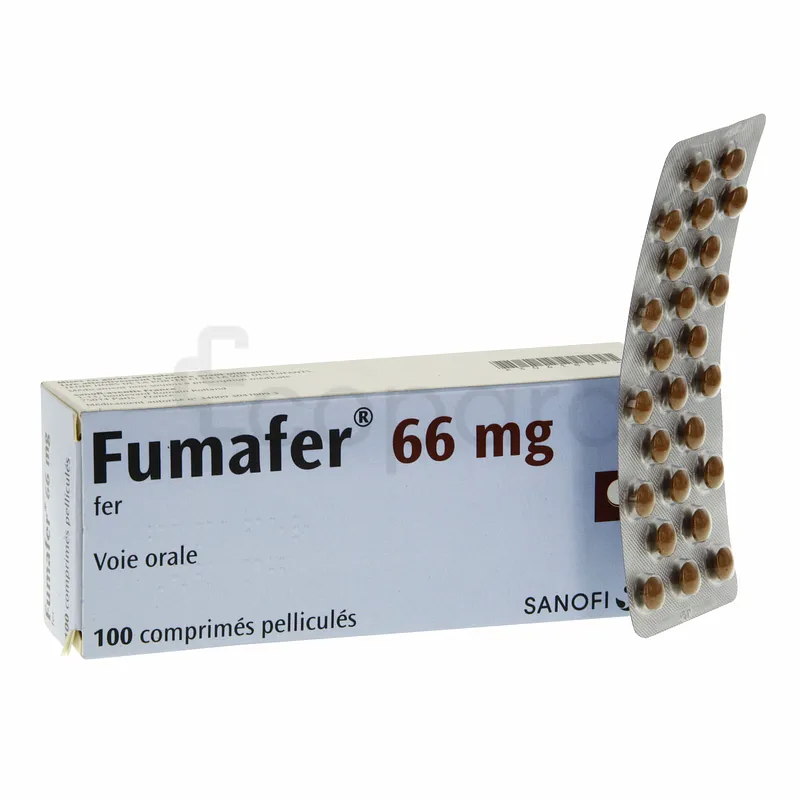 FUMAFER 66MG BOITE DE 100 COMPRIMES