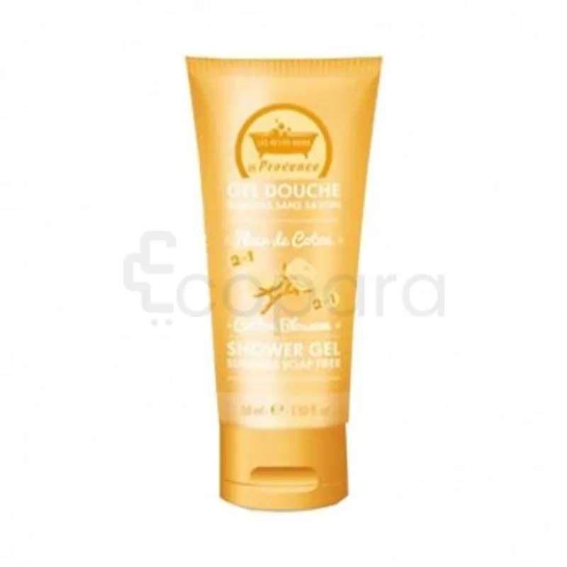 LES PETITS BAINS DE PROVENCE GEL DOUCHE SURGRAS SANS SAVON FLEUR DE COTON 50ML