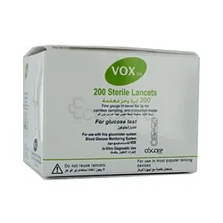 VOX LANCETTES STÉRILES BOITE DE 200