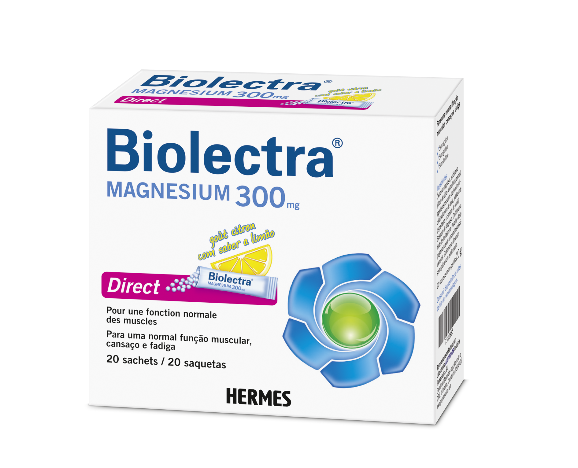 BIOLECTRA ST MAGNESIUM 300MG DIRECT BOITE DE 20 SACHETS