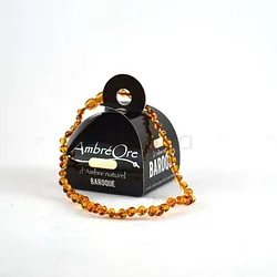 AMBRÉ ORE COLLIER D'AMBRE NATUREL BAROQUE