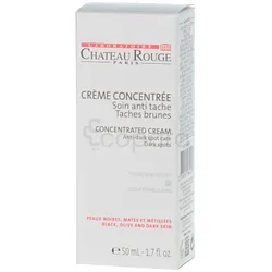 CHATEAU ROUGE CREME CONCENTREE ECLAIRCISSANTE VISAGE SOIN ANTI-TACHE TACHES BRUNES 50ML