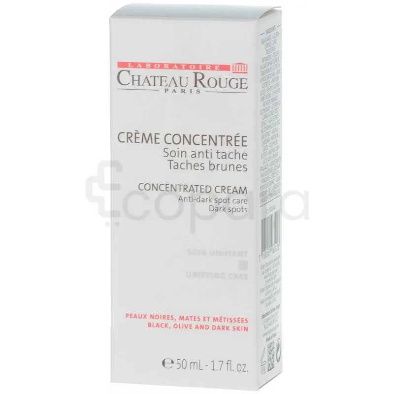 CHATEAU ROUGE CREME CONCENTREE ECLAIRCISSANTE VISAGE SOIN ANTI-TACHE TACHES BRUNES 50ML
