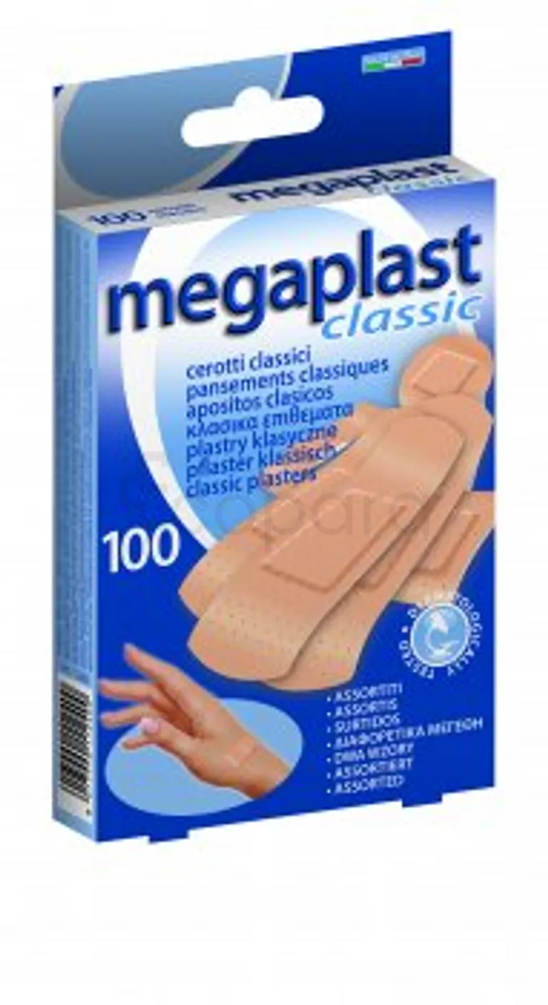 MEGAPLAST CLASSIC PANSEMENTS CLASSIQUES BOITE DE 100 REFERENCE 112400