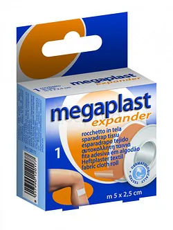 MEGAPLAST EXPANDER SPARADRAP TISSU 5M*2.5CM
