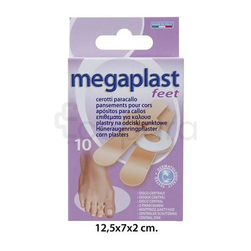 MEGAPLAST FEET PANSEMENTS POUR CORS BOITE DE 10 REFERENCE 182427