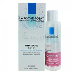 LA ROCHE POSAY HYDREANE PACK CREME RICHE 40ML + EAU MICELLAIRE 50ML OFFERTE