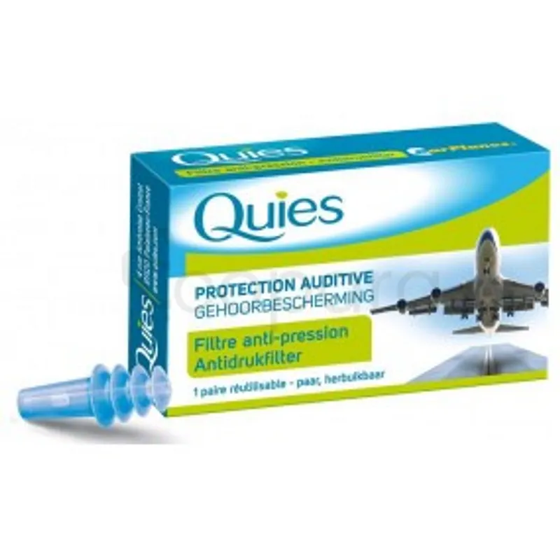 QUIES PROTECTION AUDITIVE FILTRE ANTI-PRESSION BOITE DE 1