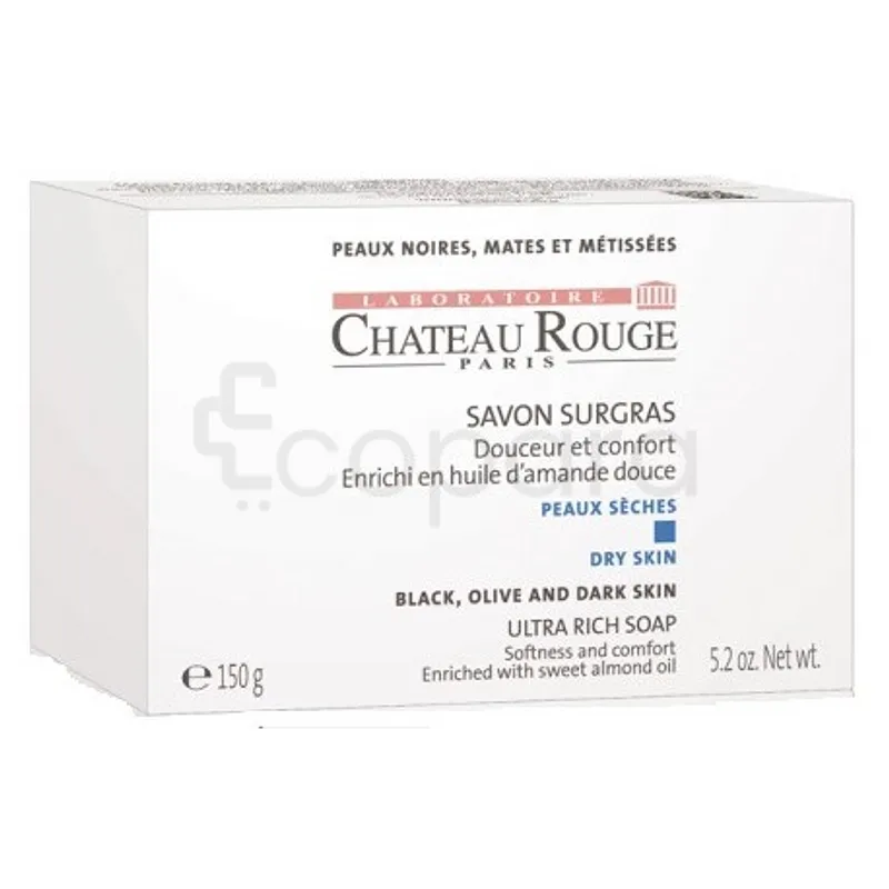 CHATEAU ROUGE SAVON SURGRAS DOUCEUR A L'HUILE D'AMANDE DOUCE PEAUX SÈCHES 150G