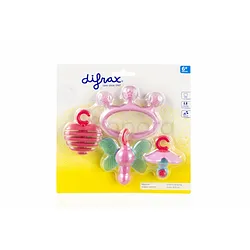 DIFRAX ANNEAU DE DENTITION 6MOIS+ ROSE REFERENCE 395