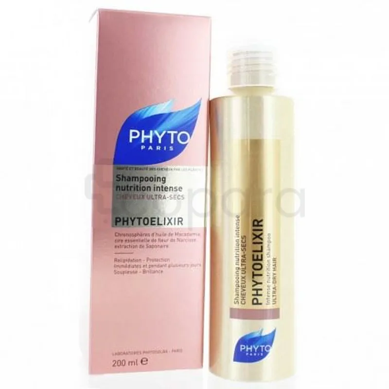 PHYTO PHYTOELIXIR INTENSE NUTRITION SHAMPOOIG CHEVEUX ULTRA SECS 200ML