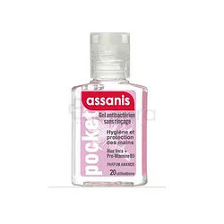 ASSANIS GEL ANTIBACTERIEN AMANDE POCKET 20ML