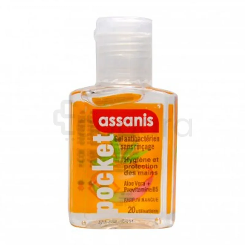 ASSANIS GEL ANTIBACTERIEN MANGUE POCKET 20ML