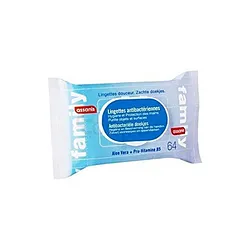 ASSANIS LINGETTES ANTIBACTERIENNES FAMILY BOITE DE 64