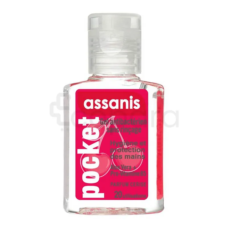 ASSANIS GEL ANTIBACTERIEN CERISE POCKET 20ML