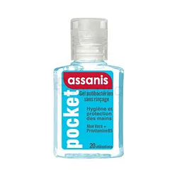 ASSANIS GEL ANTIBACTERIEN POCKET 20ML