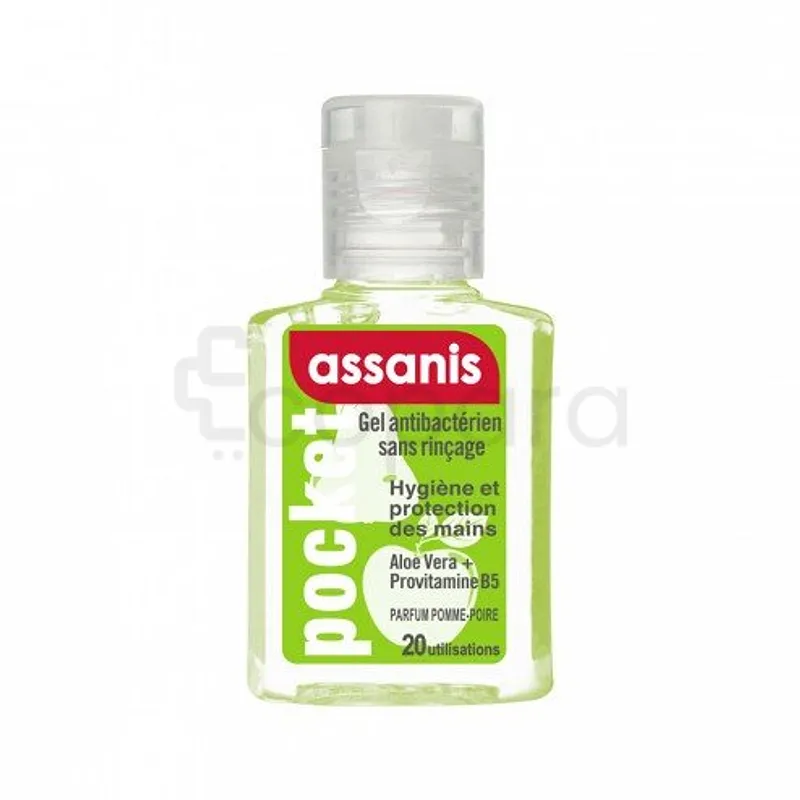 ASSANIS GEL ANTIBACTERIEN POMME POIRE POCKET 20ML