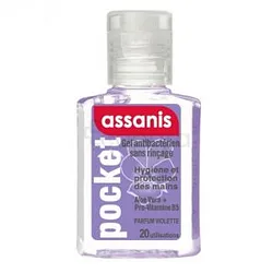 ASSANIS GEL ANTIBACTERIEN VIOLETTE POCKET 20ML