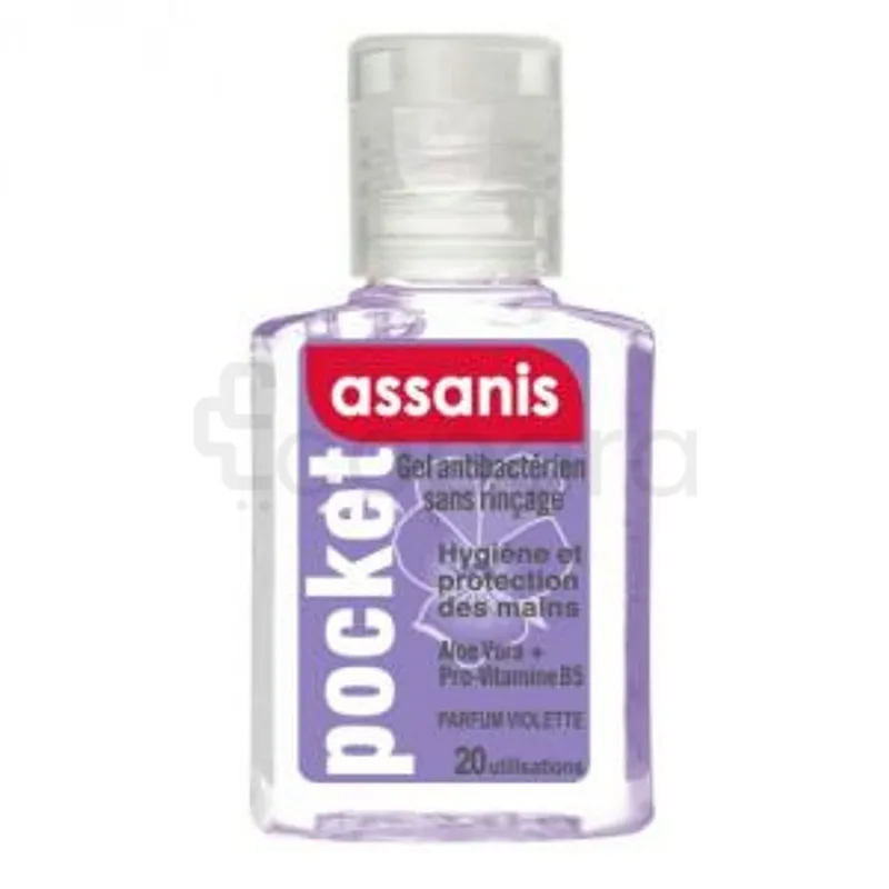 ASSANIS GEL ANTIBACTERIEN VIOLETTE POCKET 20ML