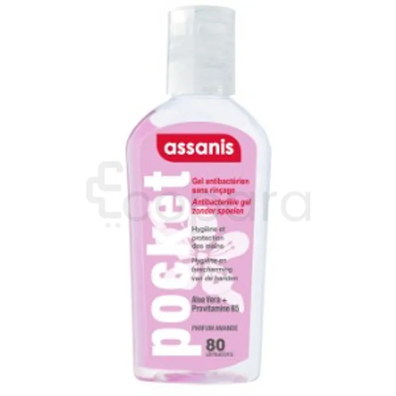 ASSANIS GEL ANTIBACTERIEN AMANDE POCKET 80ML