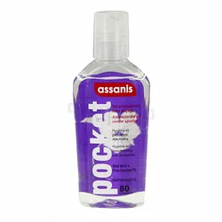 ASSANIS GEL ANTIBACTERIEN VIOLETTE POCKET 80ML
