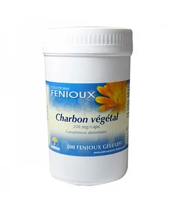 FENIOUX CHARBON VEGETAL BOITE DE 200 GELULES