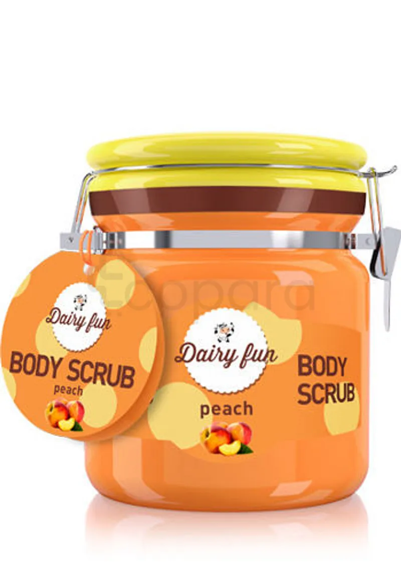 DAIRY FUN BODY SCRUB PEACH 300G