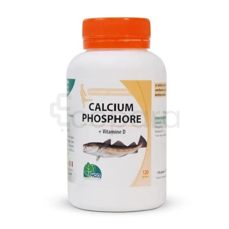 MGD CALCIUM PHOSPHORE VITAMINE D BOITE DE 120 GELULES
