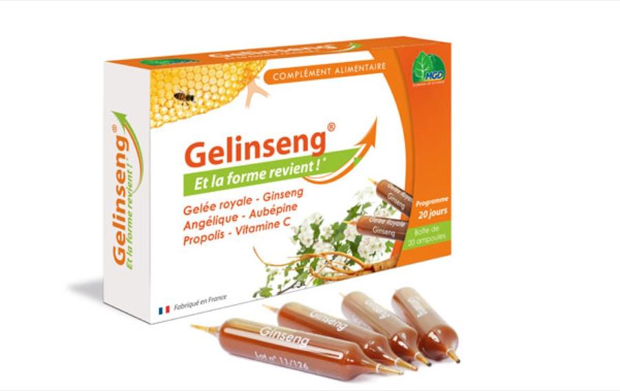 MGD GELINSENG 10ML BOITE DE 20 AMPOULES
