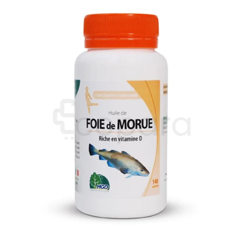 MGD HUILE DE FOIE DE MORUE BOITE DE 140 CAPSULES