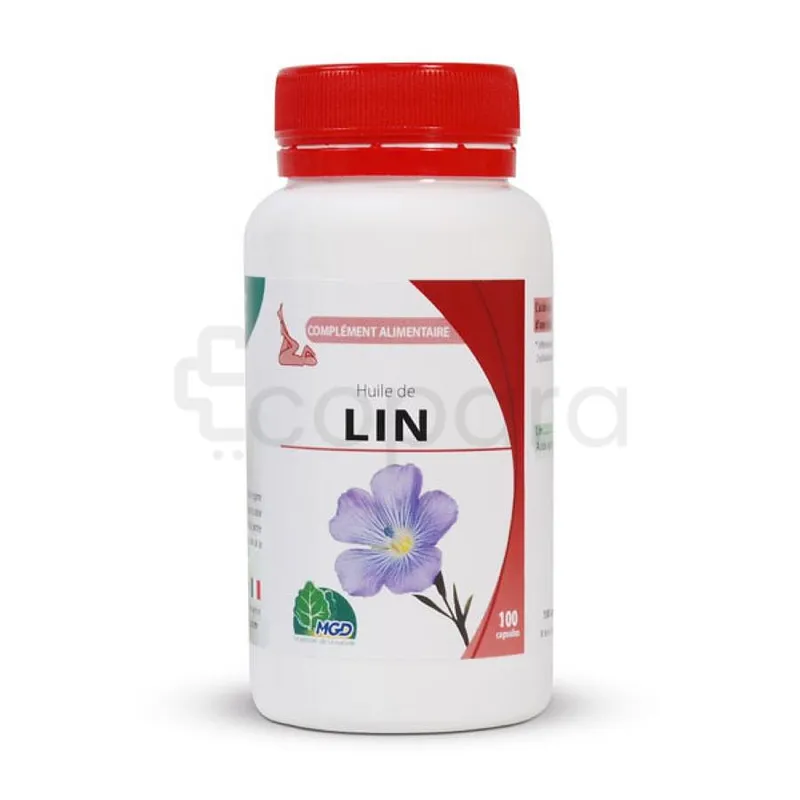MGD HUILE DE LIN BOITE DE 100 CAPSULES