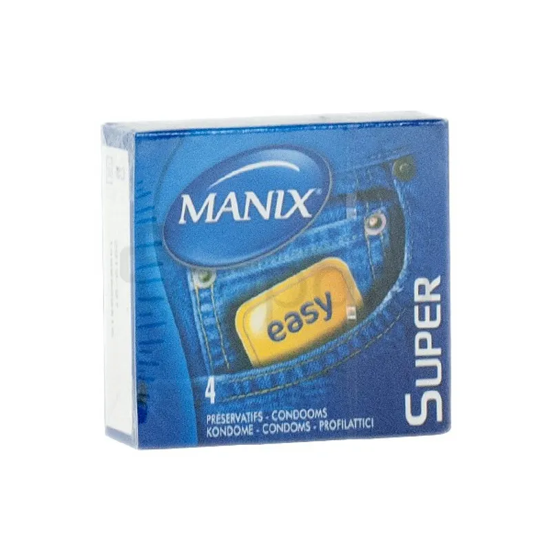 MANIX SUPER EASY FIT BOITE DE 4