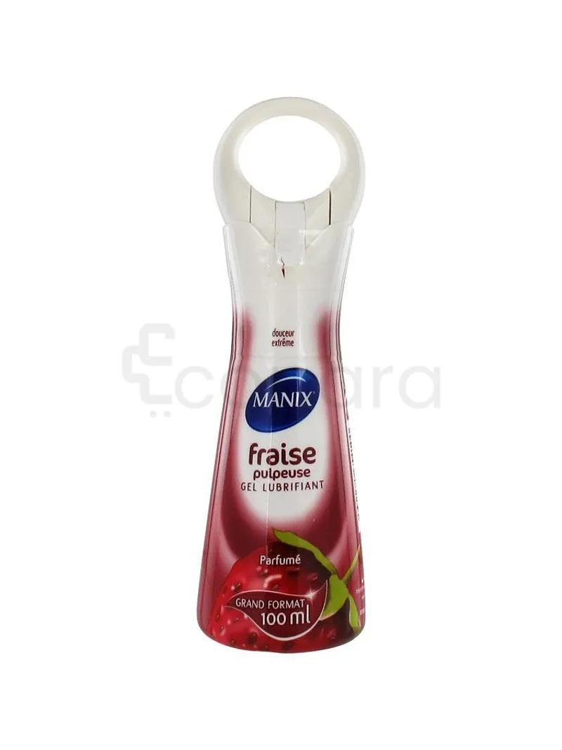 MANIX GEL LUBRIFIANT FRAISE PULPEUSE 100ML