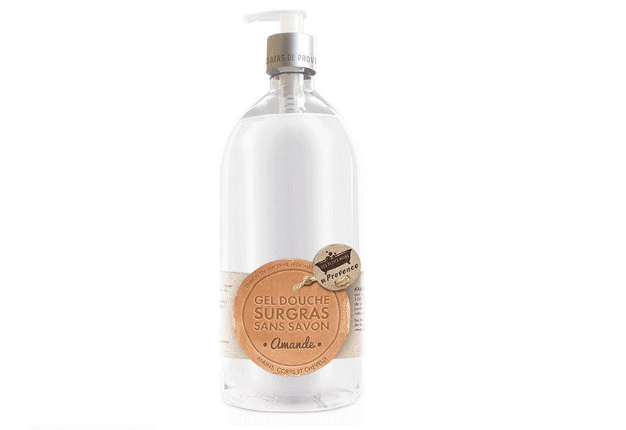 LES PETITS BAINS DE PROVENCE GEL DOUCHE SANS SAVON AMANDE 1L