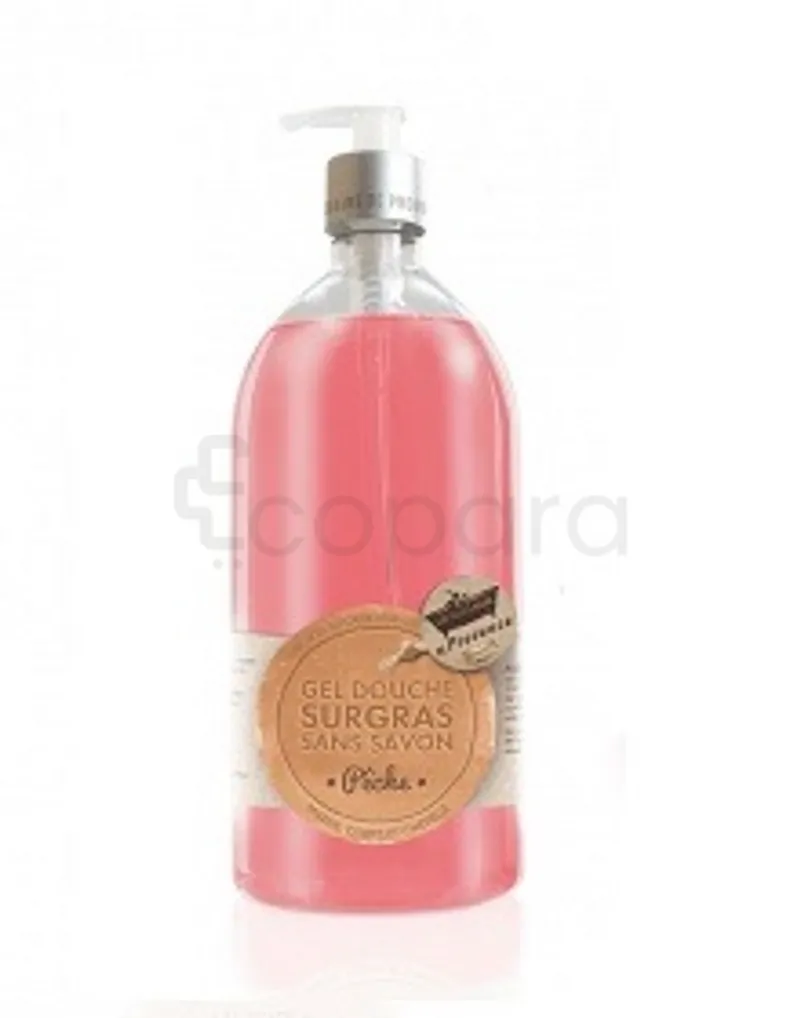 LES PETITS BAINS DE PROVENCE GEL DOUCHE SURGRAS SANS SAVON PECHE 1L