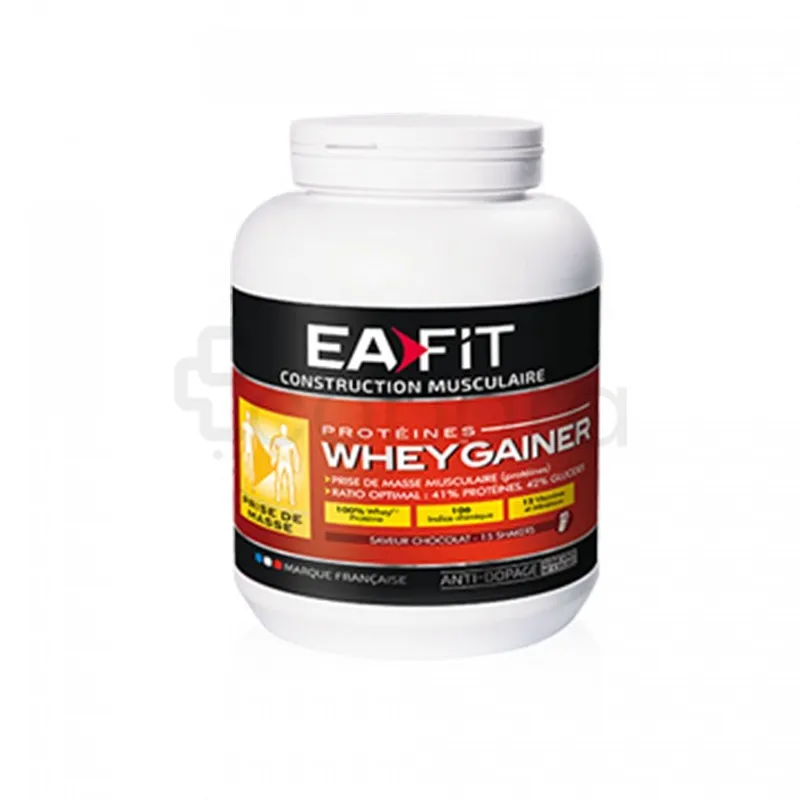 EAFIT WHEY GAINER PRISE DE MASSE CHOCOLAT 750G