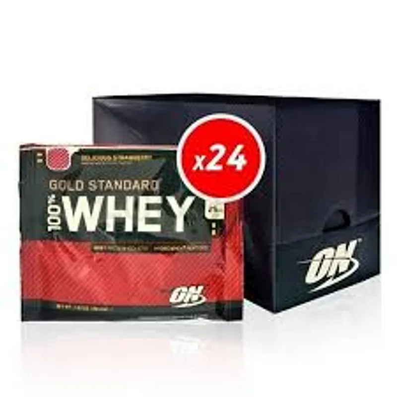 OPTIMUM NUTRITION ON 100% WHEY GOLD STANDARD BOITE DE 24 SACHETS