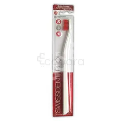 SWISSDENT BROSSE A DENTS PROFI COLOURS BLANC ROUGE