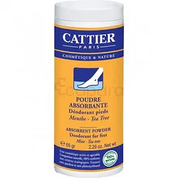 CATTIER POUDRE ABSORBANTE DEODORANT PIEDS 65G