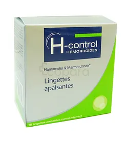 H-CONTROL LINGETTES APAISANTES BOITE DE 15