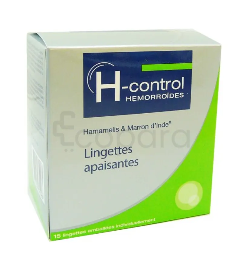 H-CONTROL LINGETTES APAISANTES BOITE DE 15