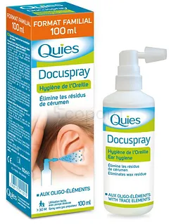 QUIES DOCUSPRAY HYGIENE DE L'OREILLE 100ML
