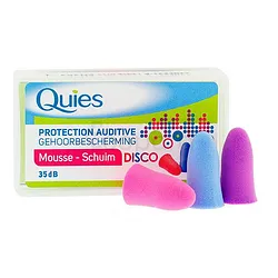 QUIES PROTECTION AUDITIVE MOUSSE DISCO BOITE DE 3 PAIRES