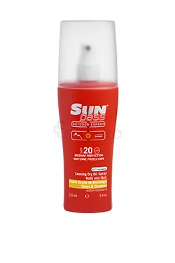 SUNPASS HUILE SECHE DE BRONZAGE MOYENNE PROTECTION SPF20 150ML