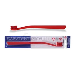 SWISSDENT BROSSE A DENTS PROFI COLOURS ROUGE ROUGE