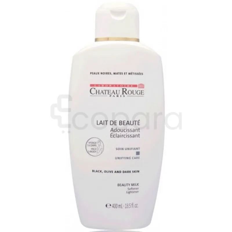CHATEAU ROUGE LAIT DE BEAUTE ECLAIRCISSANT SOIN UNIFIANT VISAGE ET CORPS 400ML