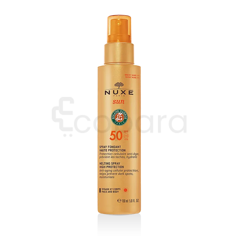 NUXE SUN SPRAY FONDANT SPF50 ROLAND GARROS 150ML