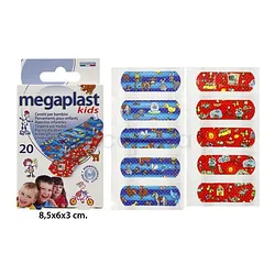 MEGAPLAST KIDS PANSEMENTS POUR ENFANTS BOITE DE 20